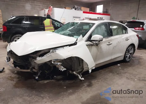 2022 Infiniti Q50 Sensory Awd из США, поврежденный, VIN JN1EV7CR6NM340475